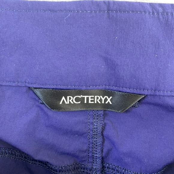 Arc'teryx Hiking Shorts Women Sz 10 Blue/Purple Nylon Active Camping Outdoor - Picture 4 of 9